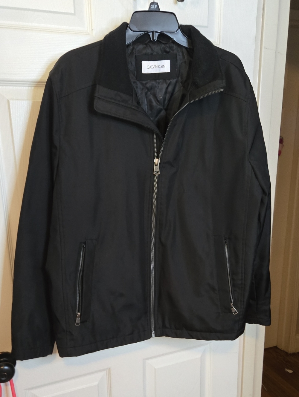 Calvin Klein Men's Black Lightweight Zip Jacket